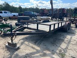 Apx 18ft Double Axle Trailer N/T
