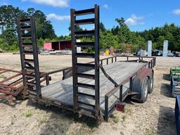 Apx 18ft Double Axle Trailer N/T