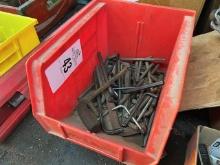 Tray Of Allen Wrenches