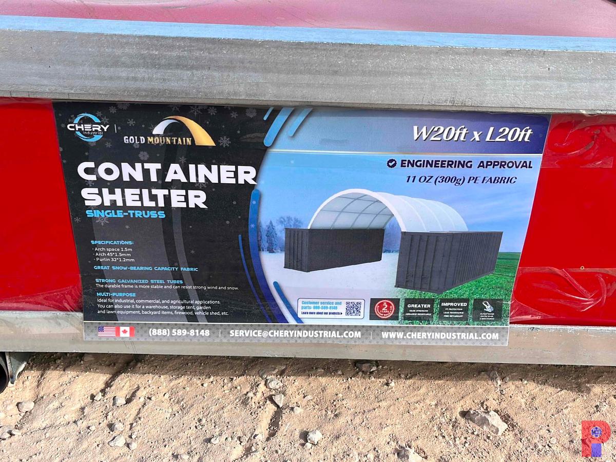 NEW 20' X 20' CONTAINER SHELTER