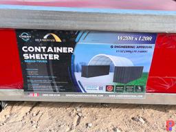 NEW 20' X 20' CONTAINER SHELTER