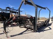 2013 20' T/A GOOSENECK MONOLRAIL TRAILER