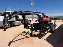 9' X 7.5â€� VERTICAL SAND KNOCKOUT MTD ON T/A GN TRAILER