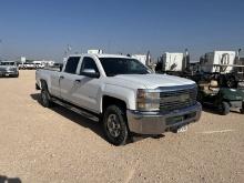 2015 CHEVROLET SILVERADO 2500 CREW CAB PICKUP TRUCK