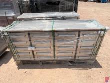 7'L X 2'W X 3'H STAINLESS STEEL TOOLBOX W/ (20) DRAWERS