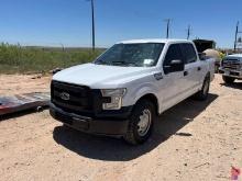 2017 FORD F-150 CREW CAB PICKUP TRUCK ODOMETER READS 115427 MILES, METER RE