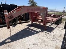 2010 THIB'S 8'X14' T/A GOOSENECK TRAILER ST235/85R16 Tires, Spring suspensi