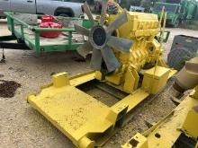 SKIDDED JOHN DEERE 6125 ENGINE