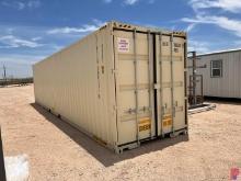 40'L X 8'W X 9.5'H 2-DOOR SHIPPING CONTAINER