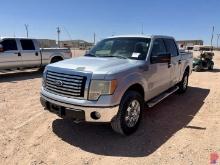 2012 FORD F-150 CREW CAB PICKUP TRUCK ODOMETER READS 117841 MILES, VIN/SN:
