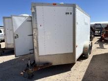 2011  CARGO CRAFT 7'X15' ENCLOSED V NOSE TRAILER