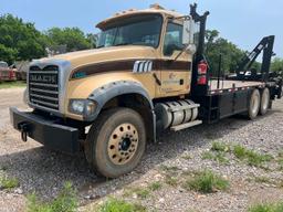 2007 MACK CTP713 FLATBED KNUCKLEBOOM CRANE TRUCK NC35 Knuckle boom crane, 2