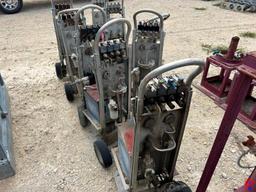 (9) REMOTE AIR OPERATED HYDRAULIC CONTROL CLOSING STATIONS