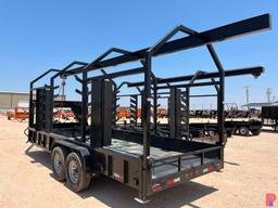 2024 AT TRAILERS 20'T/A MONORAIL GOOSENECK TRAILER