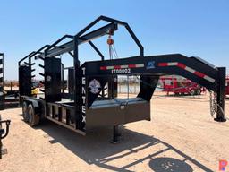 2024 AT TRAILERS 20'T/A MONORAIL GOOSENECK TRAILER