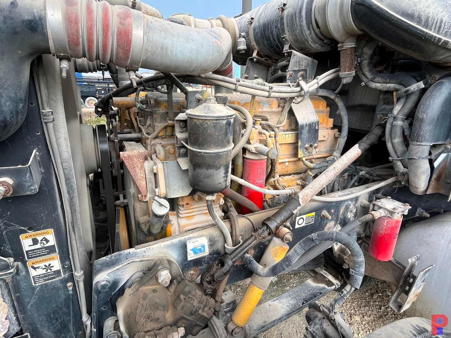 2003 PETERBILT 378 T/A DAYCAB FLATBED TRUCK
