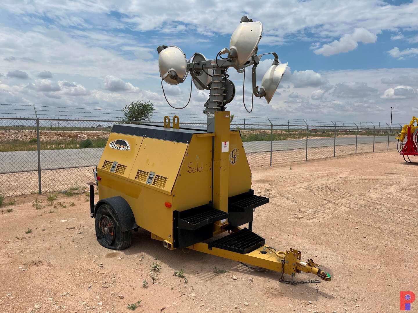 ALLMAND 30KW GENERATOR/LIGHT TOWER TRAILER