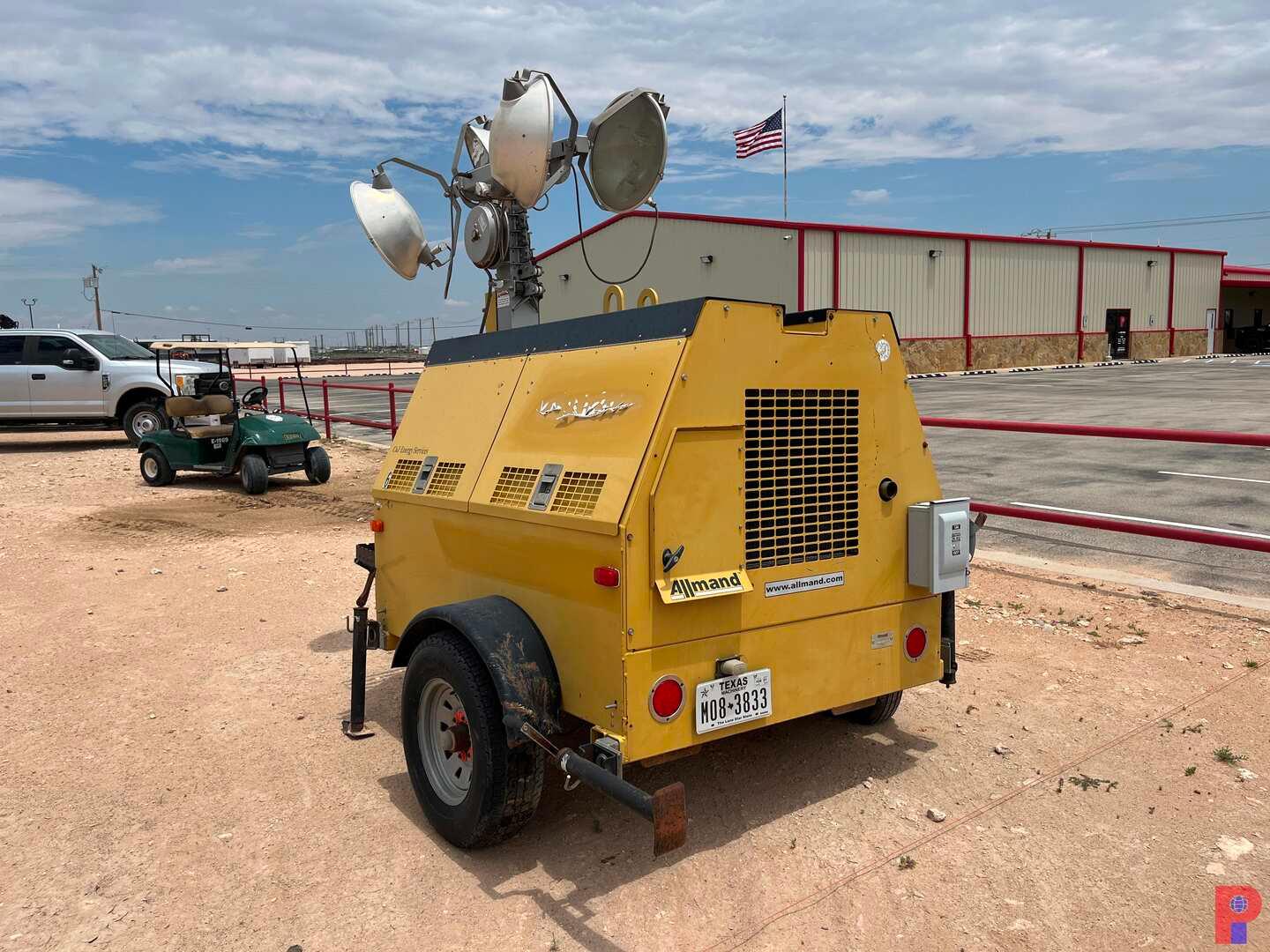 ALLMAND 30KW GENERATOR/LIGHT TOWER TRAILER