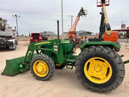 2014 JOHN DEERE 5065E 4X4 TRACTOR W/ LOADER