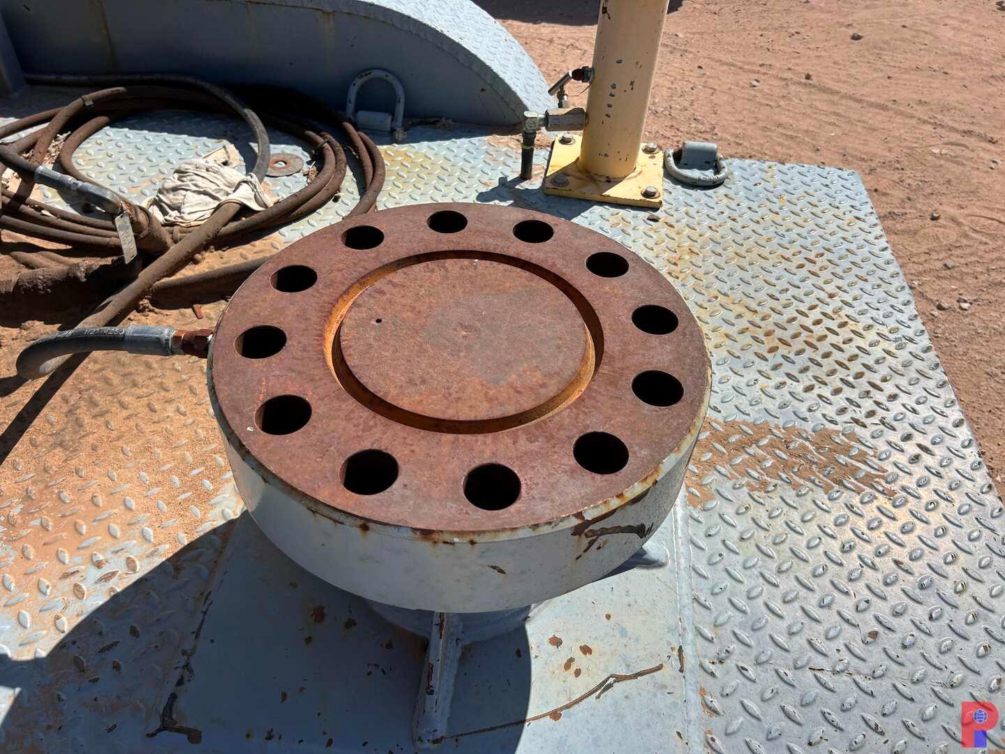 2012 M/R FABRICATION 16 T/A 5K PSI BLOWOUT PREVENTER TEST UNIT BUMPER PULL TRAILER