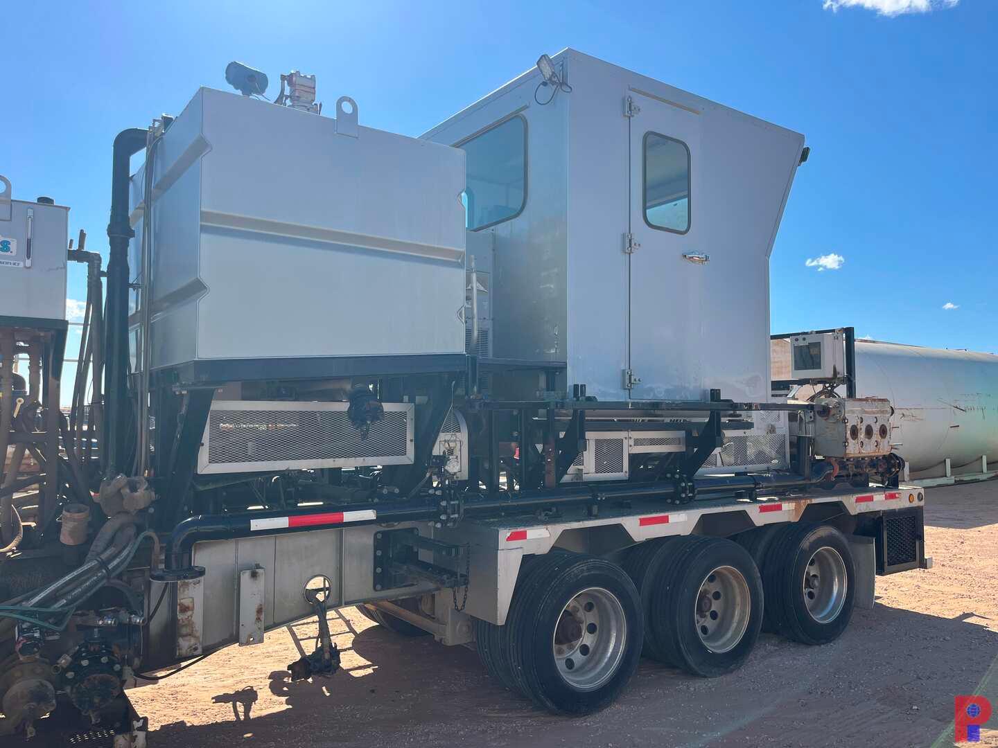 2012 TOTAL EQUIPMENT AND SERVICE 3-AXLE 10K DOUBLE PUMPER TRAILER