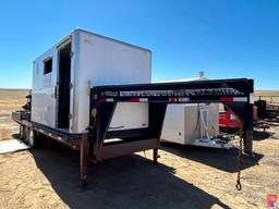 2004 TITAN 25'TRI- AXLE GN DOGHOUSE TRAILER