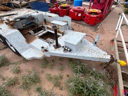 2008 SHOP BUILT (INCOMPLETE) 15' HPU T/A BUMPER TRAILER
