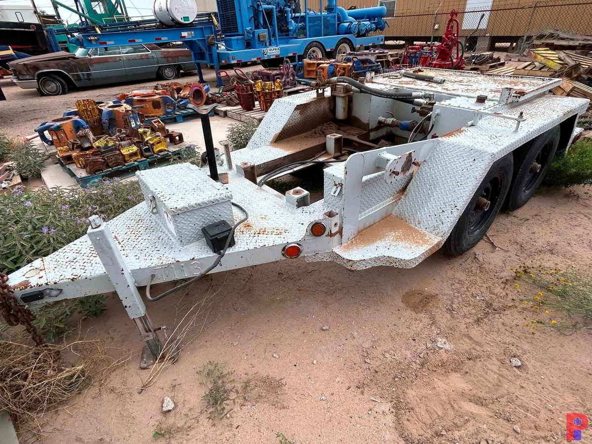 2008 SHOP BUILT (INCOMPLETE) 15' HPU T/A BUMPER TRAILER