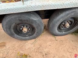2008 SHOP BUILT (INCOMPLETE) 15' HPU T/A BUMPER TRAILER