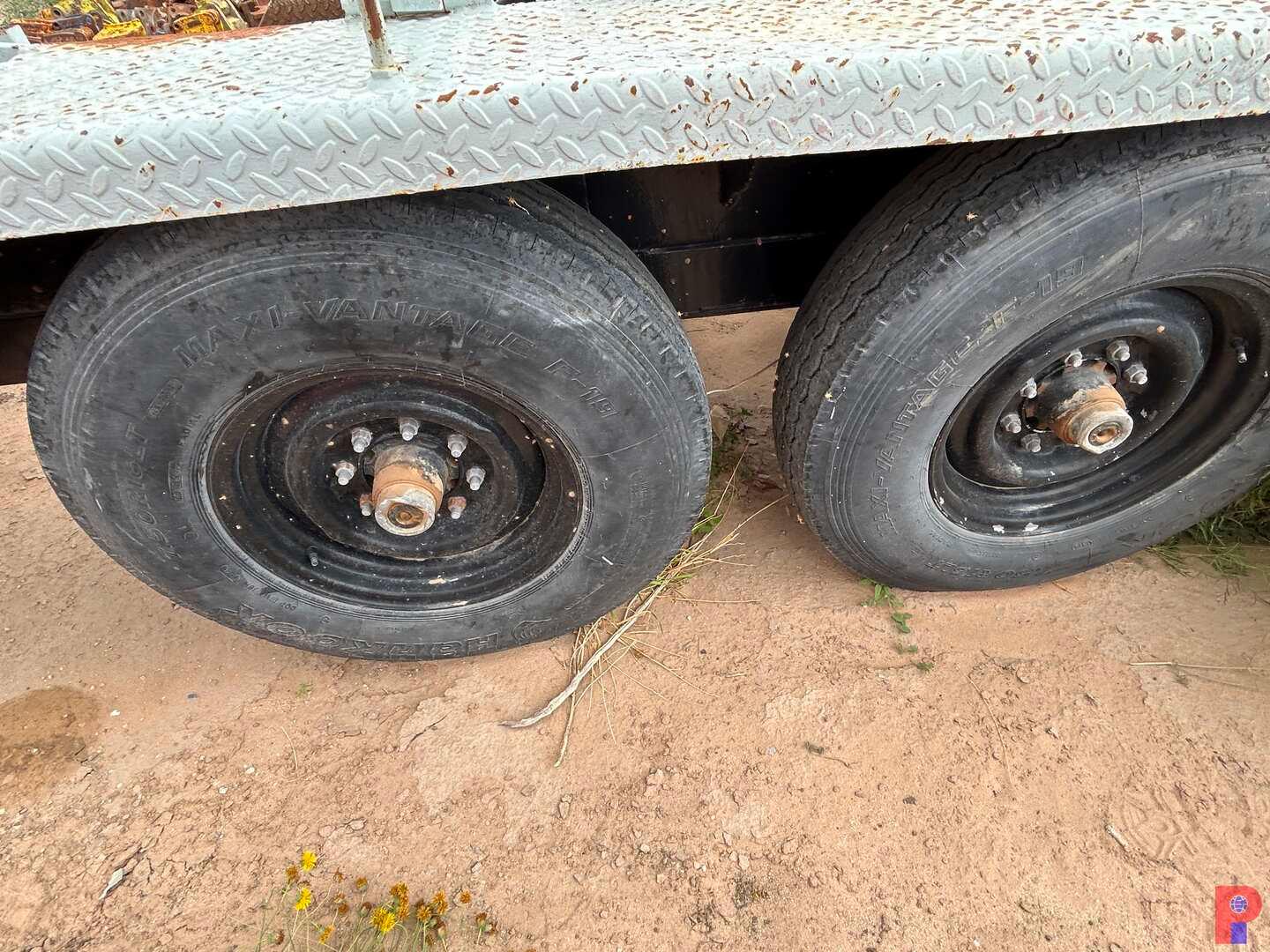 2008 SHOP BUILT (INCOMPLETE) 15' HPU T/A BUMPER TRAILER