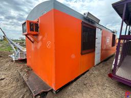 33 X 8.5 X 9.5 TOOL PUSHER DOGHOUSE W/ LOCKER ROOM & BATHROOM