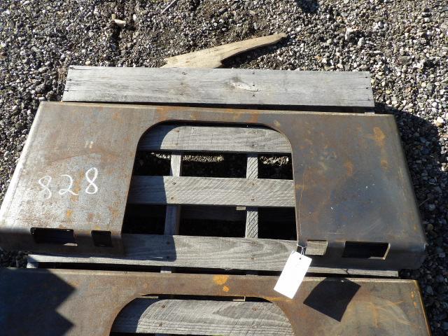 Open Center Skid Steer Plates