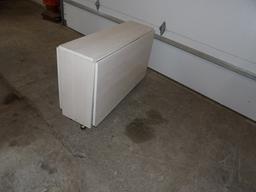 Roll Around Bench w/Drop Leaf