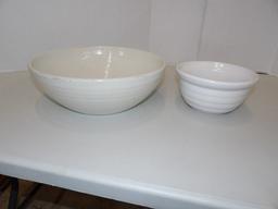 2 Crock Bowls