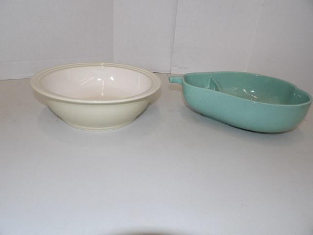 Crock Bowl, Pair of Bowls