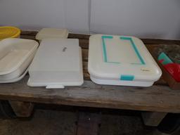 Assortment of Tupperware