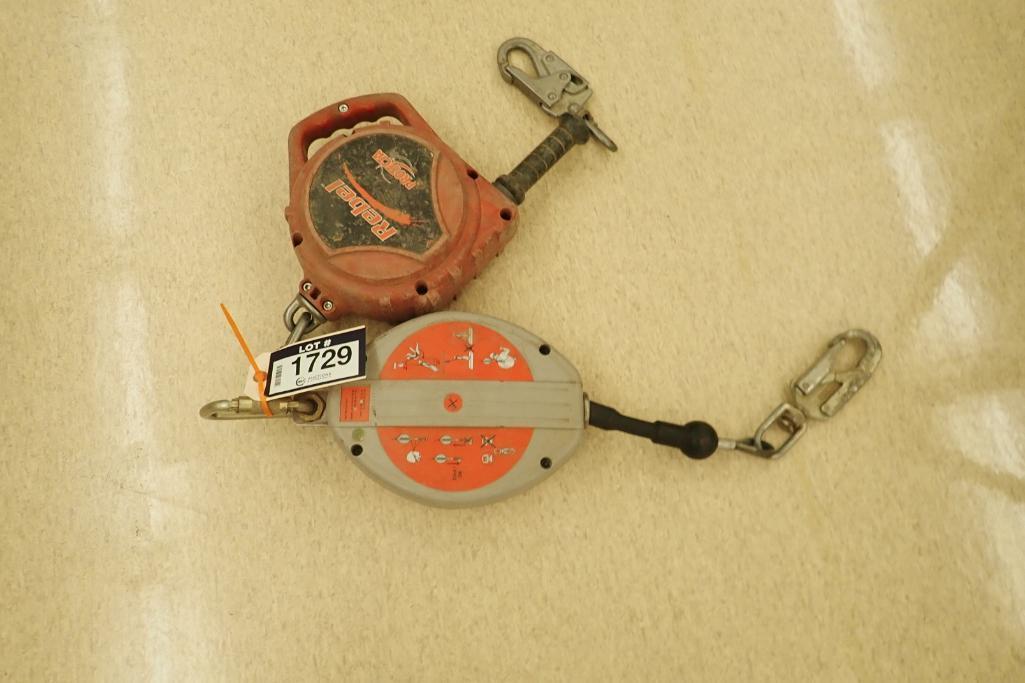 Lot of Proteca Rebel Self Retracting Lifeline and Safety Direct Self Retracting Lifeline.