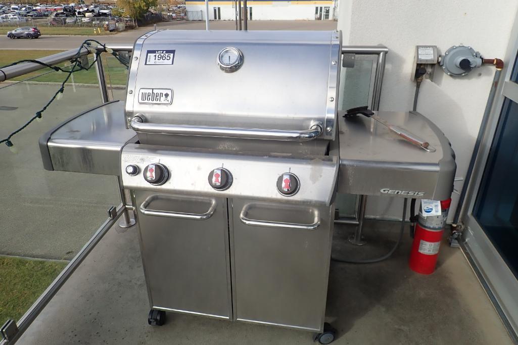 Weber Genesis Natural Gas 3-burner BBQ.