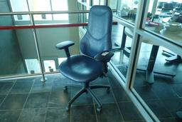 High Back Leather Executive Task Chair.