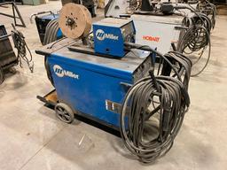 Miller Dimension 452 Welder w/ 22A 24V Wire Feeder, Cart, Hoses, Torch, etc.