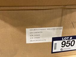 Lot of (3) Cases of Asst. Bench Grinding Wheels