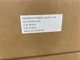 Lot of (3) Cases of Asst. Bench Grinding Wheels