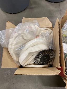 Lot of Asst. Discs, Fly Wheels, Buffing Pads, etc.