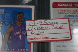 03-04 Bazooka Chris Bosh Rookie NBA Basketball Cards