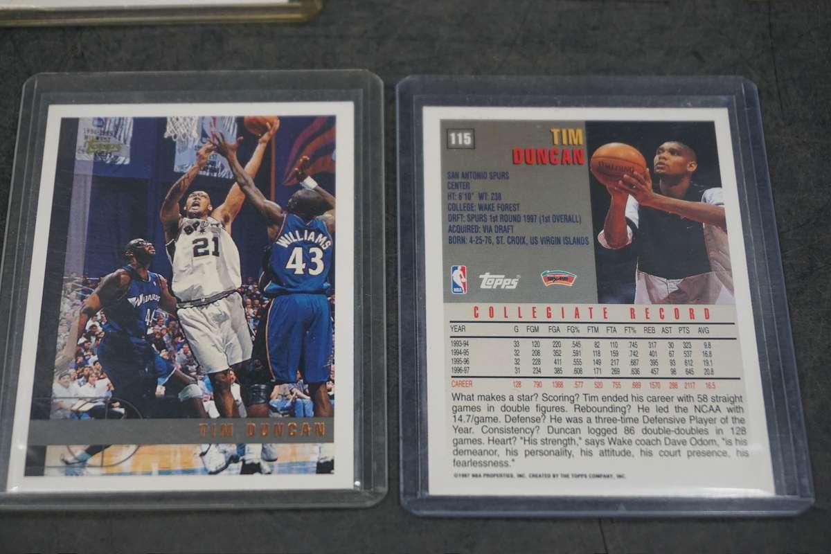 1997-98 Topps Tim Duncan Rookie Cards
