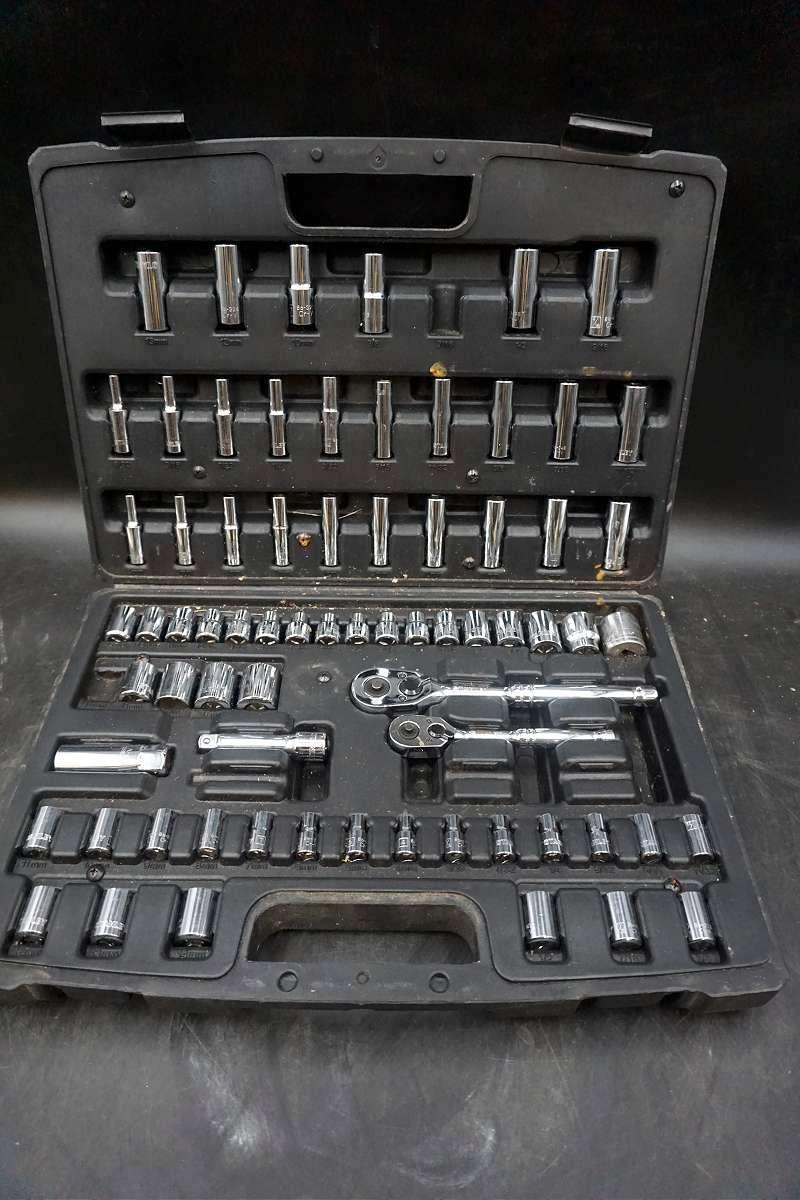 Socket and wrench set. Stanley.