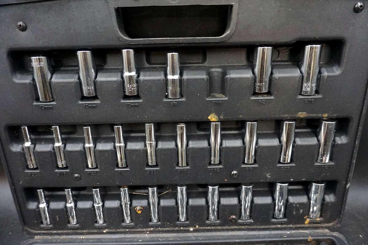 Socket and wrench set. Stanley.