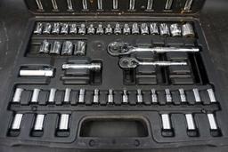 Socket and wrench set. Stanley.