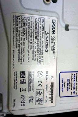 Epson projector.