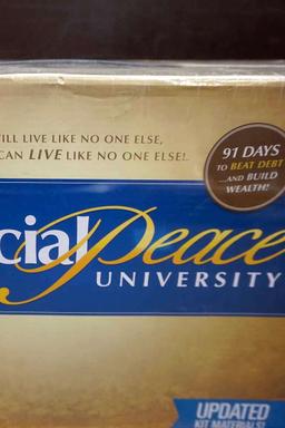 Dave Ramsey's Financial Peace university. Unopened. Sealed.